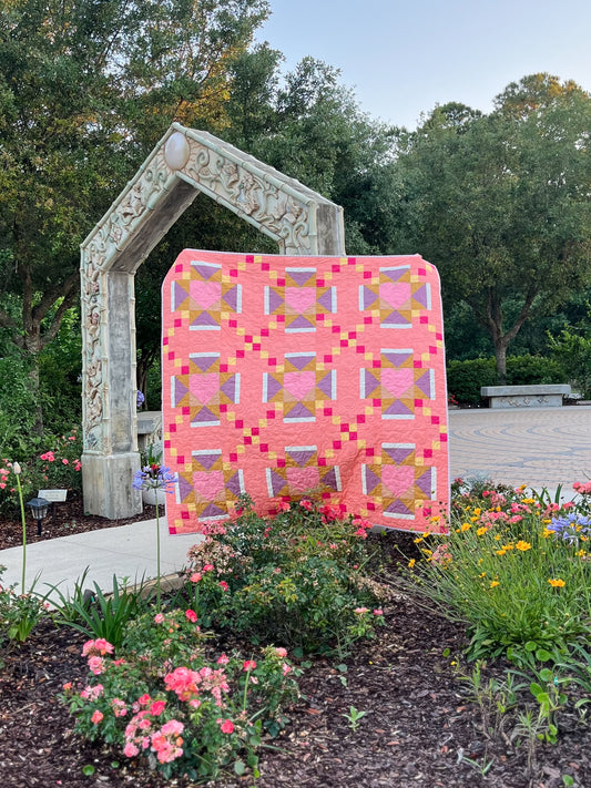 Amour Blooms Quilt Pattern - Digital PDF Download