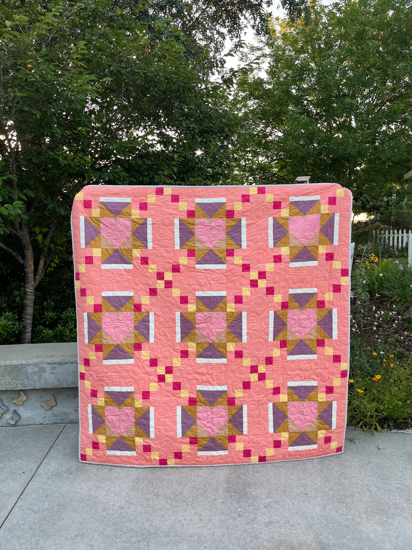 Amour Blooms Quilt Pattern - Digital PDF Download