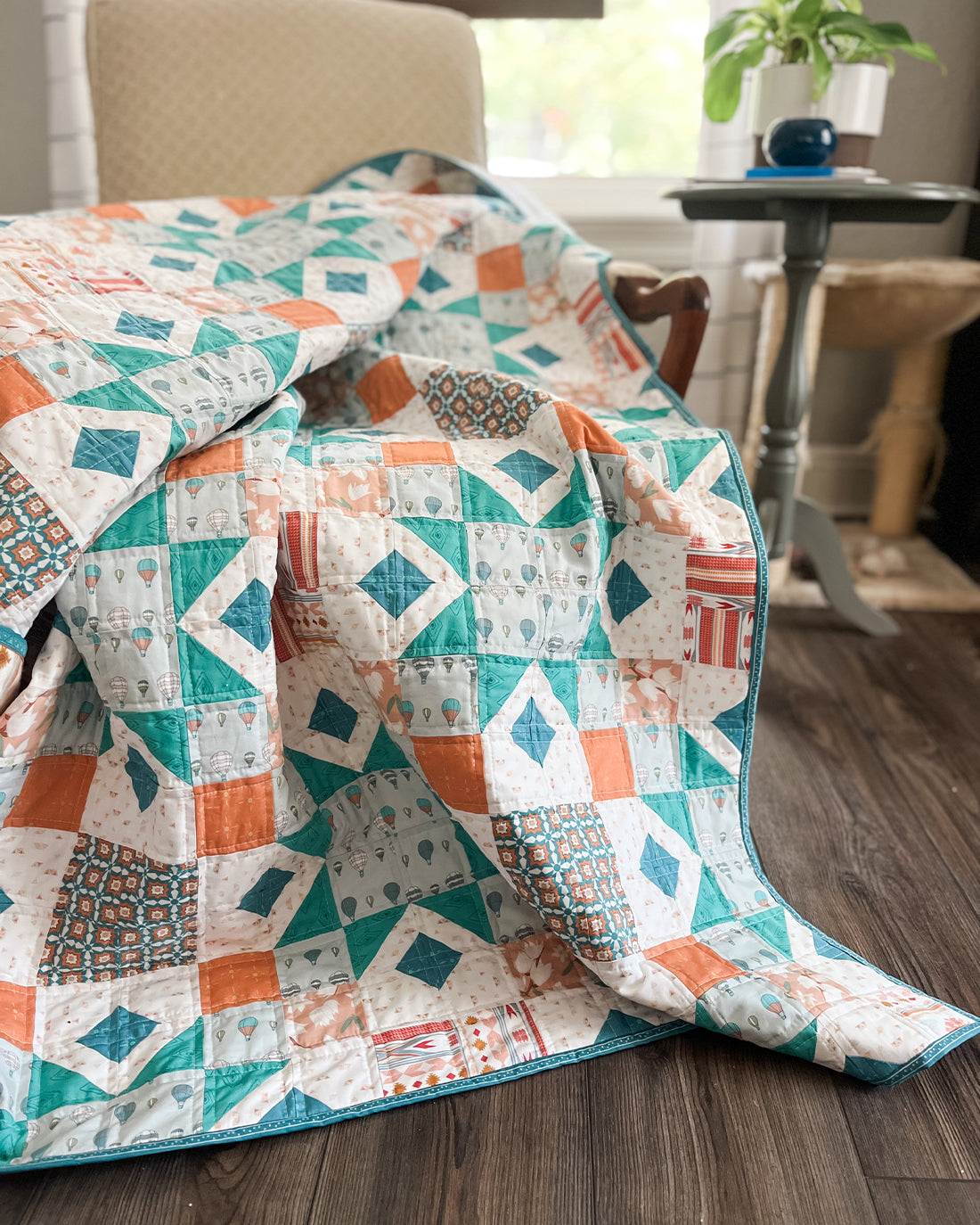 Turquoise Trail Quilt Pattern - Digital PDF Download