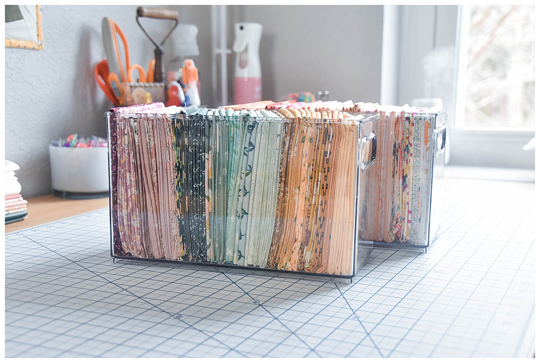 Becca Plymale Creative: Three Fabric Storage Solutions for a Tidy Sewing Room