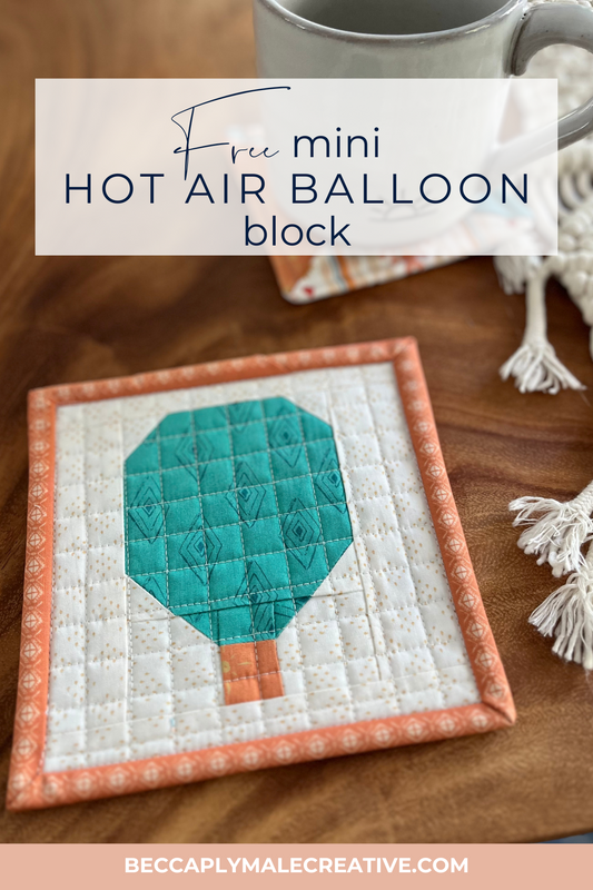 FREE Mini Hot Air Balloon Block