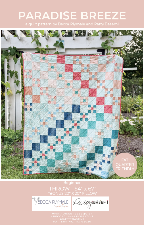 Paradise Breeze Paper Quilt Pattern