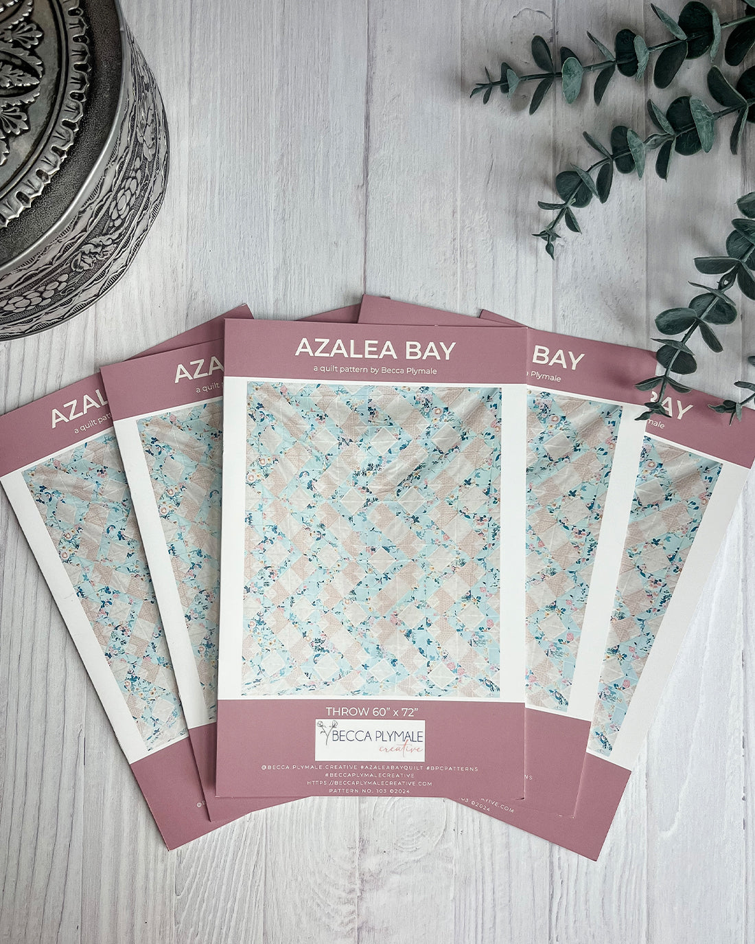 Wholesale Azalea Bay Quilt Pattern - Printed Pack of 5