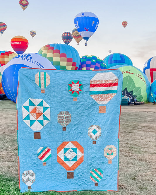 Fiesta in the Sky Quilt Pattern - Digital PDF Download