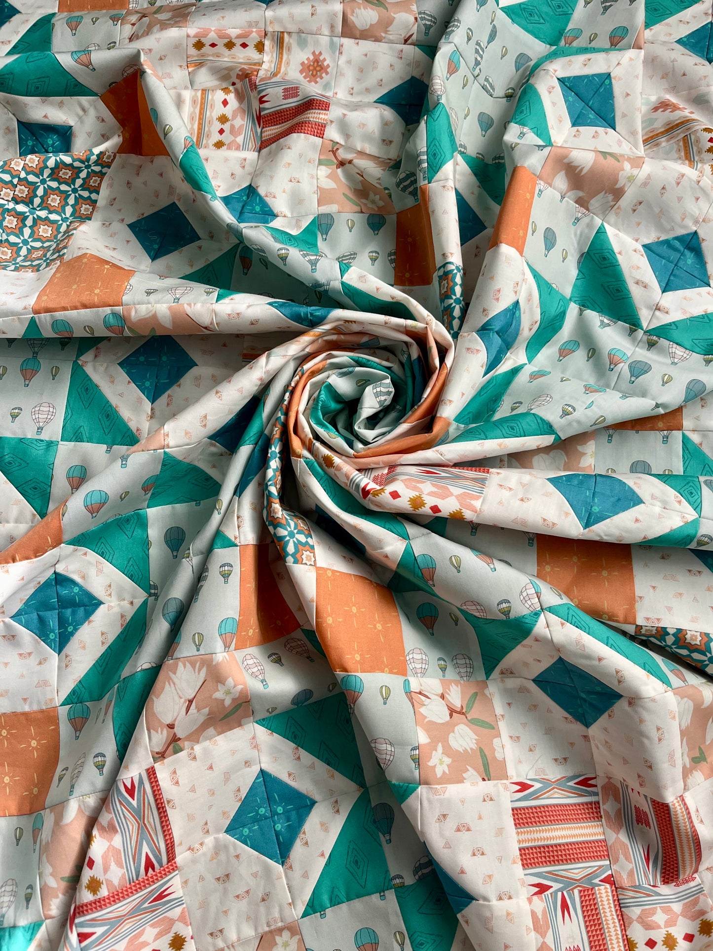 Turquoise Trail Paper Quilt Pattern