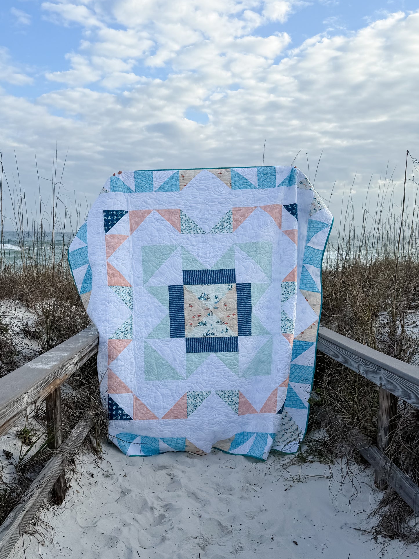 Coastal Current Paper Quilt Pattern