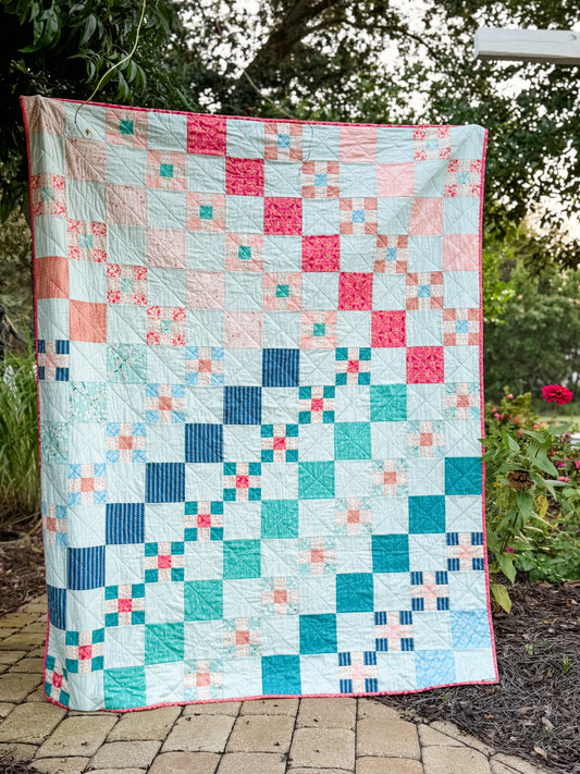 Paradise Breeze Quilt Pattern - Digital PDF Download