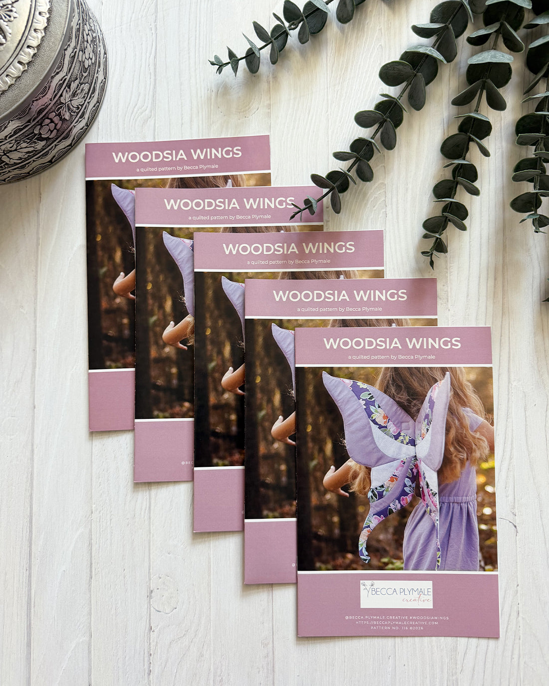 Wholesale Woodsia Wings Paper Quilt Pattern - Printed Pack of 5
