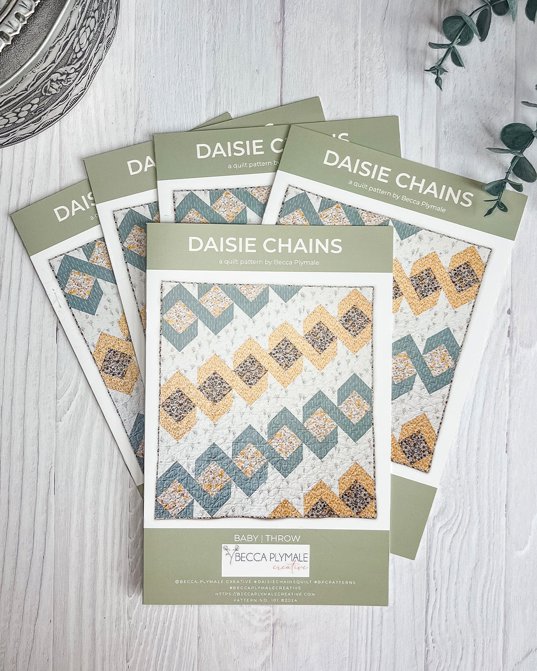 Wholesale Daisie Chains Quilt Pattern - Printed Pack of 5