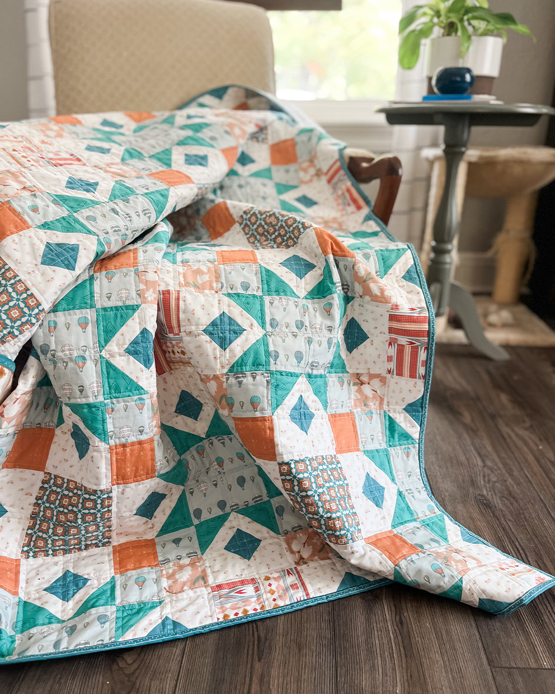 Turquoise Trail Paper Quilt Pattern