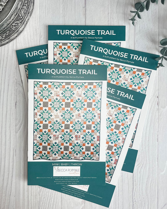 Wholesale Turquoise Trail Quilt Pattern - Printed Pack of 5