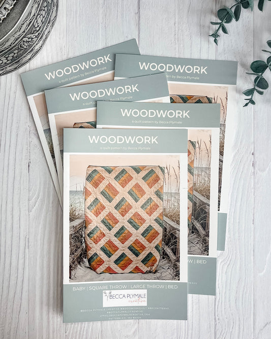 Wholesale Woodwork Quilt Pattern - Printed Pack of 5