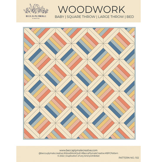 PDF Woodwork Quilt Pattern